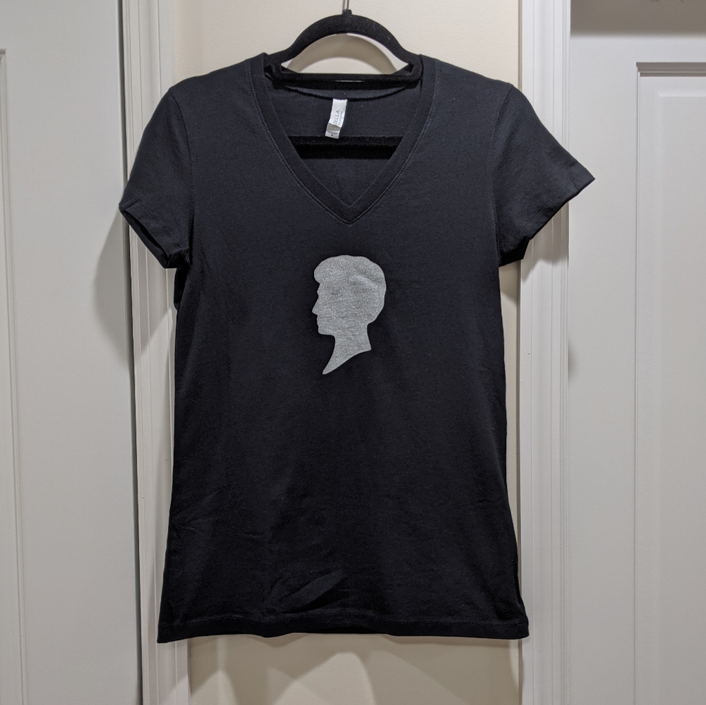 Bella Canvas Schwarzhopf V-Neck T-Shirt 100% Cotton NWOT